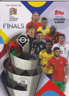 Topps  THE ROAD TO UEFA NATIONS LEAGUE komplettersatz + Leeresalbum. - Bild 1 von 2