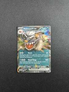 Pokemon TCG Mabosstiff ex 086 Sv: Scarlet & Violet Promo Cards Holo - Picture 1 of 2