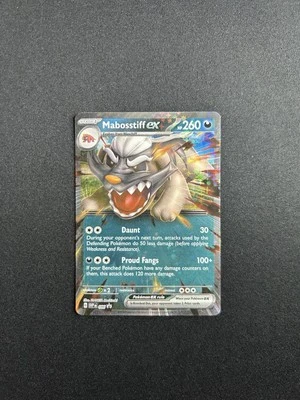 Pokemon TCG Mabosstiff ex 086 Sv: Scarlet & Violet Promo Cards Holo - Image 1 of 2