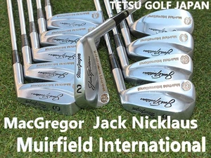 MacGregor Jack Nicklaus Muirfield International Forged Iron Set 2-SW 10 Clubs - Picture 1 of 21
