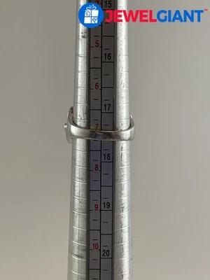 ANILLO PLATA ESTERLINA SW PIEDRA BLANCA TALLA 7.00 4.4G #FP418 Foto 1 de 4