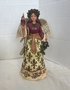 Jim Shore Heartwood Creek - Jolly Holly Days/Candle Stick- #4058755 2017 - Picture 1 of 17