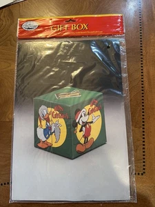 Caja de regalo de colección San Francisco Box Company Disney Donald Duck Feliz Navidad 4 pulgadas - Imagen 1 de 2
