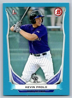 2014 Bowman Draft Blue  Kevin Padlo DP123 /399 - Image 1 of 2