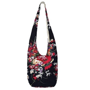 Large Hobo Sling bag For Women - Handmade Ethnic Canvas Cloth Crossbody Bags ... - Picture 1 of 8