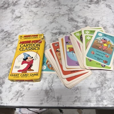 Walt Disney Mickey Mouse Dibujos Animados Clásicos Gigante Juego de Cartas De Colección 39 Cartas Miss1 Foto 1 de 4