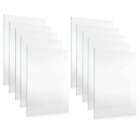 10 Sheets Of Uv-Resistant Frame-Grade Acrylic Replacement For 12X18 Picture