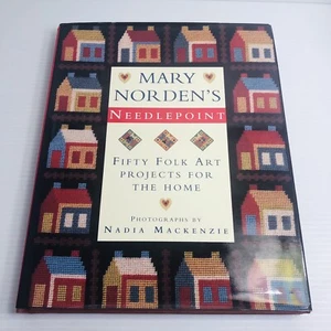 FIRST ED Mary Norden's Needlepoint : Fifty Folk Art Projects by Mary Norden 1994 - Picture 1 of 15