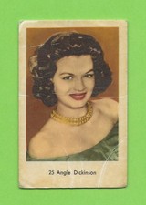 1964 Dutch Gum Card (1-156) #25 Angie Dickinson