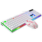  Wired Keyboard Mouse USB Backlight LED Wireless Color Breathing