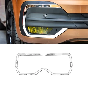 Stainless Steel Chrome Fog Light Cover Set Fit Volkswagen Transporter 2020-2024 - Picture 1 of 6