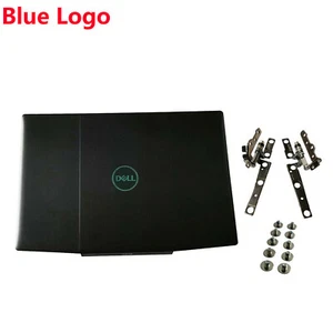 New Top Case Back Cover+ Hinges+ 10 Screws For Dell G3 15 3590 0747KP Blue Logo - Picture 1 of 13
