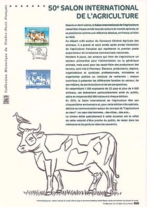 Document Philatélique 1er Jour : 09 2013 - Salon de l'Agriculture - Picture 1 of 1