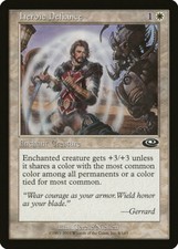 Magic MTG Tradingcard Planeshift 2001 Heroic Defiance 6/143