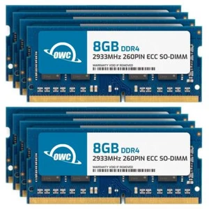OWC 64GB (8x8GB) DDR4 2933MHz 1Rx8 ECC Unbuffered SODIMM 260pin Memory RAM - Picture 1 of 7