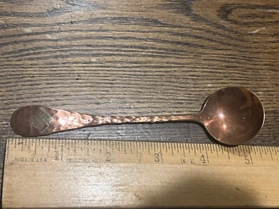 Artes y manualidades mezcla de metal martillado cobre cuchara Stickley Navajo troncos giratorios Foto 1 de 3