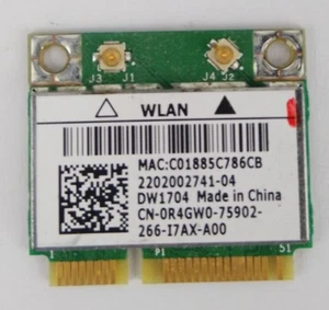 Dell Vostro 3560 1540 2520 Scheda Wireless Wifi WLAN Broadcom DW1704 0R4GW0 - Picture 1 of 1