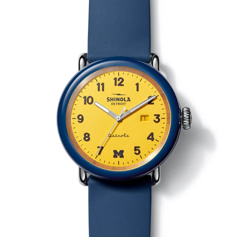 Shinola Michigan Wolverines Detrola Watch Cover