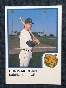 1986 ProCards Baseball Chris Morgan,Lakeland,Near Mint Minor Leage