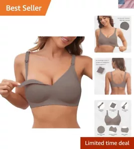 Seamless Nursing Bras for Breastfeeding Soft Wireless Sleep Maternity Bralett... - Picture 1 of 8