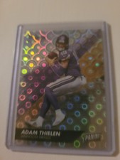 2018 Panini Day Football Adam Thielen Top 100 Fastbreak Prizm Card /10