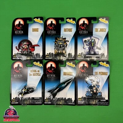 The New BATMAN Adventures Die Cast Lote BATGIRL, Robin, Joker, Penguin Foto 1 de 4