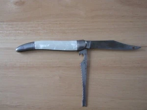 Vintage Stag Two-Blade Folding Pocket Fishing Knife - Picture 1 of 8