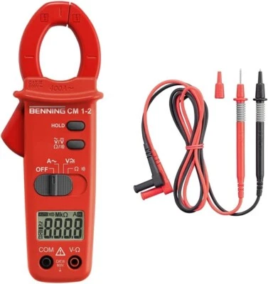 BENNING Digital-Stromzangen-Multimeter 400 A CM 1-2 Zangenmessgerät - Bild 1 von 2