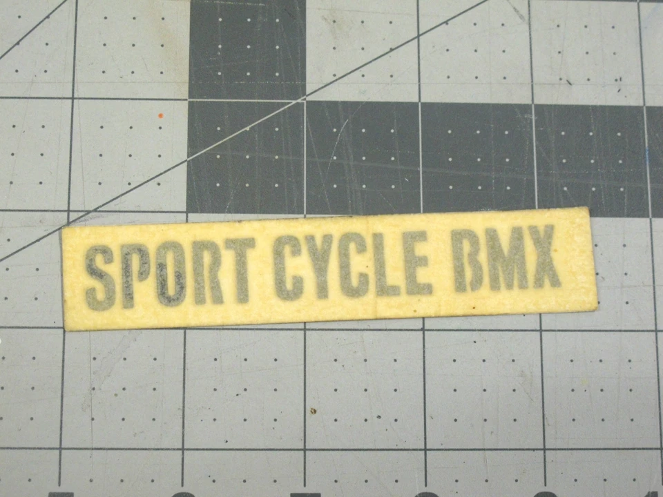 Pegatina de transferencia BMX de colección de los años 80 y 90 - Shimano Araya Aero Warning + Foto 1 de 1