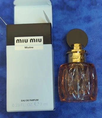 Miu Miu Miutine eau de parfum .23 oz (botella dab-on, no spray) tamaño de viaje Foto 1 de 2