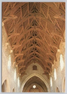 Ireland Kilkenny Hammerbeam Roof St. Canice's Cathedral Postcard - Picture 1 of 2