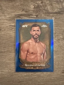 2025 Topps cromo UFC Allen & Ginter Yair Rodriguez #AAG-23 refractor azul/150 - Imagen 1 de 2