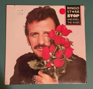 RINGO STARR - STOP AND SMELL THE ROSES - VINYL LP old stock SEALED cutout MINT - Picture 1 of 1