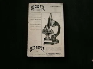 Micropta Microscopio Óptica e Iluminación Catálogo Nº39 - Imagen 1 de 4