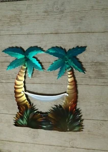 metal wall art Palm Trees Decor outdoor garden patio Decor living room decor art - Picture 1 of 3