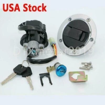 For Suzuki SV650 2003-2009 05 06 07 2008 Ignition Switch Fuel Gas Cap Lock Seat Foto 1 de 4