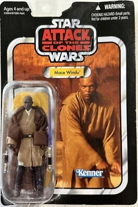 STAR WARS Colección Vintage Mace Windu VC35 Attack Of The Clones Corte C6 - Imagen 1 de 7