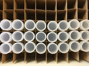 24 New Duraclear Round Coin Tubes for Penny/cent) Made in USA, BOX NOT INCLUDED - Picture 1 of 3