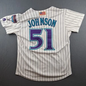 Randy Johnson Arizona Diamondbacks Jersey Majestic Authentic Medium M Cool Base - Picture 1 of 13