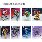 8Pcs Metroid Dread NFC Tag Spielkarten für Nintendo NS Switch Game Cards NEU