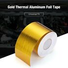 High Temperature Reflective Adhesive Gold Heat-Shield Wrap Tape 50Mm X 10M Roll/