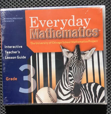 Everyday Mathematics UCSMP-CD-rom Grade 3-NEW SEALED-Teacher Lesson Guide - Image 1 of 3