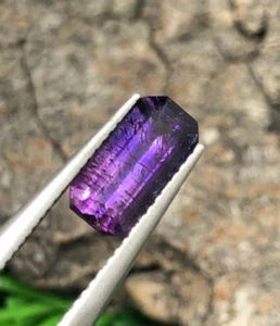 1.15 ct top quality natural rutile rare amethyst loose gemstone from Africa - Picture 1 of 8