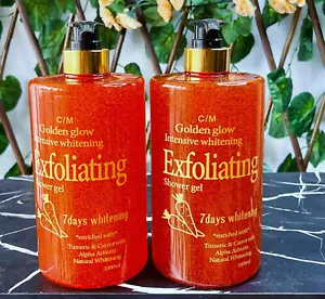 Golden Glow Intensive Whitening Exfoliating Shower Gel Body Wash 1000ml x 1 - Picture 1 of 1