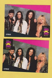 2 identical Extreme rock band trading cards, Pub. early 1990s  - Picture 1 of 2