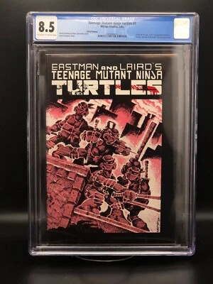 Teenage Mutant Ninja Turtles #1 3rd Printing CGC 8.5 1985 - Wraparound Cover - Image 1 of 3