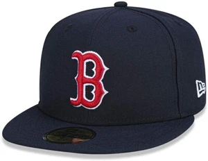 New Era Boston Red Sox Authentic Collection 59Fifty Fitted Cap, Blue - Picture 1 of 5