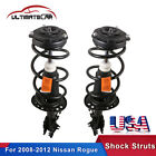 2Pcs Front Complete Shocks Absorbers Assembly For 2008-2012 Nissan Rogue 2.5L