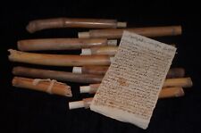 Antique Rare Cane Manuscript Paper Document Contract Arabic Berber Handwritten
