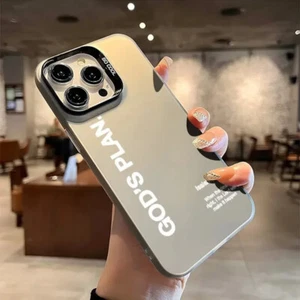 God's Plan Jesus Bible Verse Case for iPhone 16 12 13 mini 11 14 15 Pro Max XR 8 - Photo 1 sur 39